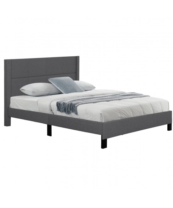 ΚΡΕΒΑΤΙ TRILLOP HM666.12 ΓΚΡΙ ΥΦΑΣΜΑ ΓΙΑ ΣΤΡΩΜΑ 160X200εκ. ΚΡΕΒΑΤΙ TRILLOP HM666.12 ΓΚΡΙ ΥΦΑΣΜΑ ΓΙΑ ΣΤΡΩΜΑ 160X200εκ.