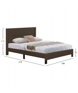 ΚΡΕΒΑΤΙ TRILLOP HM666.13 ΚΑΦΕ ΥΦΑΣΜΑ ΓΙΑ ΣΤΡΩΜΑ 160X200εκ. ΚΡΕΒΑΤΙ TRILLOP HM666.13 ΚΑΦΕ ΥΦΑΣΜΑ ΓΙΑ ΣΤΡΩΜΑ 160X200εκ.