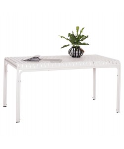 ΤΡΑΠΕΖΙ ΑΛΟΥΜΙΝΙΟΥ RACHEL HM6339.02 ΛΕΥΚΟ 150x80x75Υεκ.