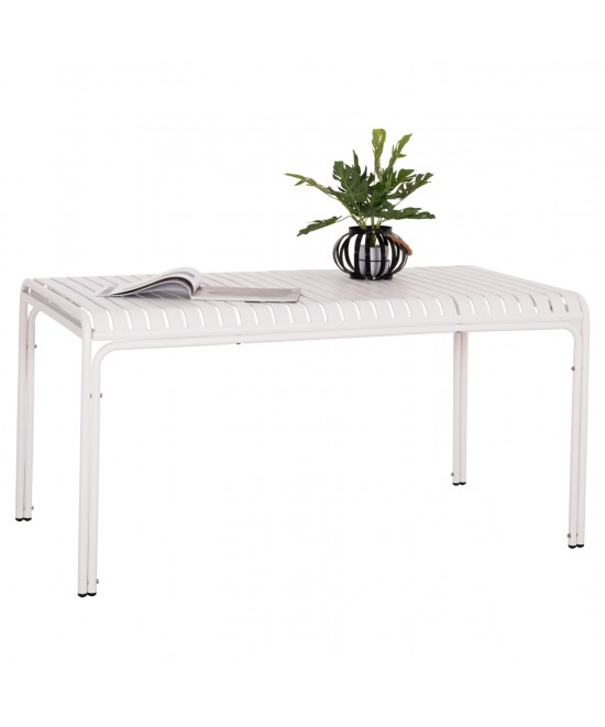 ΤΡΑΠΕΖΙ ΑΛΟΥΜΙΝΙΟΥ RACHEL HM6339.02 ΛΕΥΚΟ 150x80x75Υεκ. ΤΡΑΠΕΖΙ ΑΛΟΥΜΙΝΙΟΥ RACHEL HM6339.02 ΛΕΥΚΟ 150x80x75Υεκ.