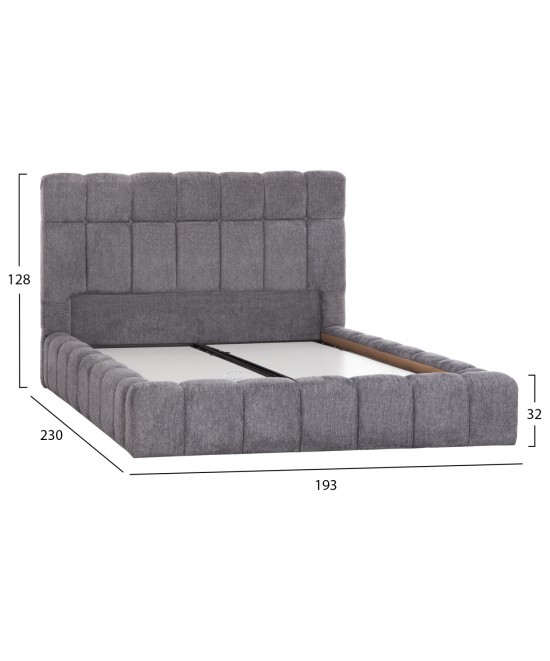 ΚΡΕΒΑΤΙ RAMON ΜΕ ΑΠΟΘ. ΧΩΡΟ HM720.22 ΥΦΑΣΜΑ TEDDY ΓΚΡΙ-ΓΙΑ ΣΤΡΩΜΑ 160x200εκ ΚΡΕΒΑΤΙ RAMON ΜΕ ΑΠΟΘ. ΧΩΡΟ HM720.22 ΥΦΑΣΜΑ TEDDY ΓΚΡΙ-ΓΙΑ ΣΤΡΩΜΑ 160x200εκ