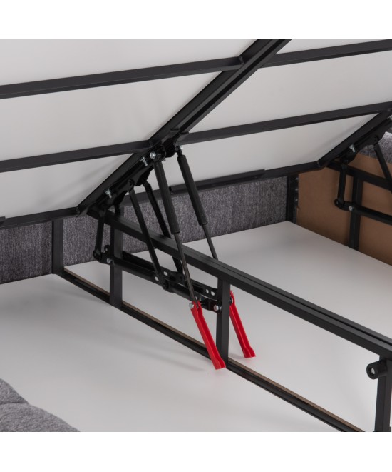 ΚΡΕΒΑΤΙ RAMON ΜΕ ΑΠΟΘ. ΧΩΡΟ HM720.22 ΥΦΑΣΜΑ TEDDY ΓΚΡΙ-ΓΙΑ ΣΤΡΩΜΑ 160x200εκ ΚΡΕΒΑΤΙ RAMON ΜΕ ΑΠΟΘ. ΧΩΡΟ HM720.22 ΥΦΑΣΜΑ TEDDY ΓΚΡΙ-ΓΙΑ ΣΤΡΩΜΑ 160x200εκ