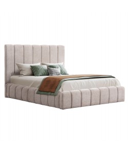 ΚΡΕΒΑΤΙ REMO ΜΕ ΑΠΟΘΗΚΕΥΤΙΚΟ ΧΩΡΟ HM719.10 ΥΦΑΣΜΑ TEDDY ΜΠΕΖ-ΓΙΑ ΣΤΡΩΜΑ 160x200εκ