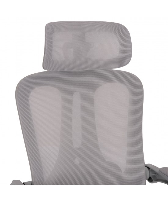 ΚΑΡΕΚΛΑ ΓΡΑΦΕΙΟΥ BARNET HM18258.02 ΓΚΡΙ MESH-ΓΚΡΙ ΣΚΕΛΕΤΟΣ NYLON 61x62x123Υ