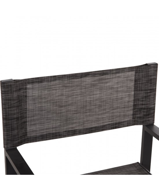 ΠΟΛΥΘΡΟΝΑ ΣΚΗΝΟΘΕΤΗ ΑΛΟΥΜΙΝΙΟΥ DUPRE HM5094.01 ΓΚΡΙ 57x48,5x85.5Yεκ