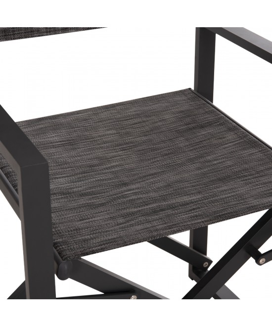 ΠΟΛΥΘΡΟΝΑ ΣΚΗΝΟΘΕΤΗ ΑΛΟΥΜΙΝΙΟΥ DUPRE HM5094.01 ΓΚΡΙ 57x48,5x85.5Yεκ