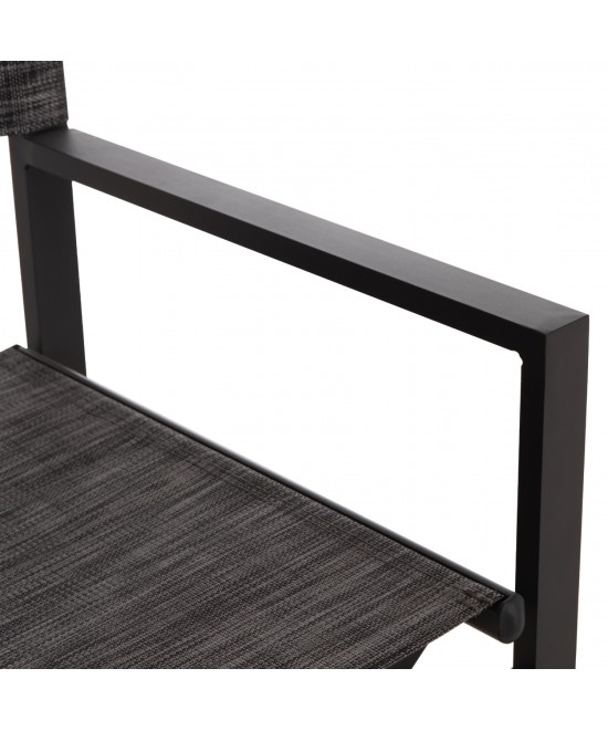 ΠΟΛΥΘΡΟΝΑ ΣΚΗΝΟΘΕΤΗ ΑΛΟΥΜΙΝΙΟΥ DUPRE HM5094.01 ΓΚΡΙ 57x48,5x85.5Yεκ