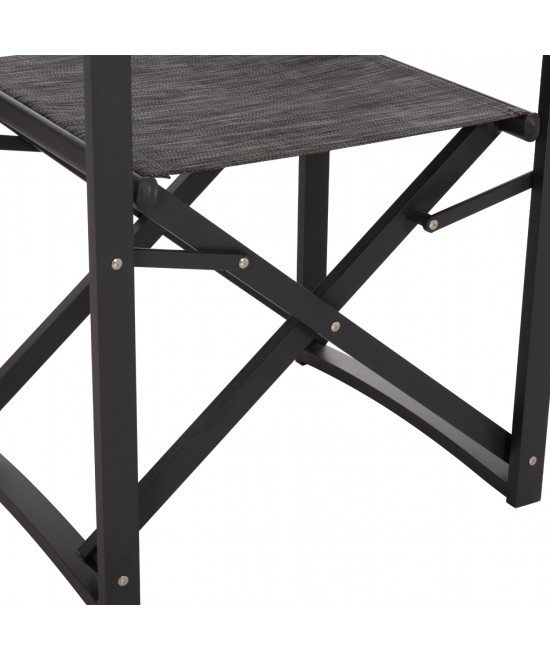 ΠΟΛΥΘΡΟΝΑ ΣΚΗΝΟΘΕΤΗ ΑΛΟΥΜΙΝΙΟΥ DUPRE HM5094.01 ΓΚΡΙ 57x48,5x85.5Yεκ