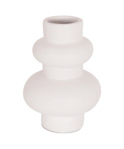 ΕΠΙΤΡΑΠΕΖΙΟ ΔΙΑΚΟΣΜΗΤΙΚΟ ΒΑΖΟ LEMA HM4664.02M ΤΕΡΑΚΟΤΑ ΣΕ ΛΕΥΚΟ--Φ22x29Υεκ.