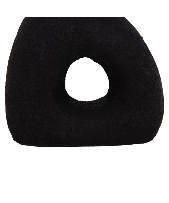 ΕΠΙΤΡΑΠΕΖΙΟ ΔΙΑΚΟΣΜΗΤΙΚΟ ΒΑΖΟ DECANT HM4667.01Μ ΤΕΡΑΚΟΤΑ ΣΕ ΜΑΥΡΟ--17x6.5x20Υεκ.