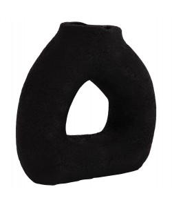 ΕΠΙΤΡΑΠΕΖΙΟ ΔΙΑΚΟΣΜΗΤΙΚΟ ΒΑΖΟ DECANT HM4667.01S ΤΕΡΑΚΟΤΑ ΣΕ ΜΑΥΡΟ--17.5x6.5x17Υεκ.