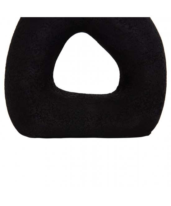 ΕΠΙΤΡΑΠΕΖΙΟ ΔΙΑΚΟΣΜΗΤΙΚΟ ΒΑΖΟ DECANT HM4667.01S ΤΕΡΑΚΟΤΑ ΣΕ ΜΑΥΡΟ--17.5x6.5x17Υεκ.