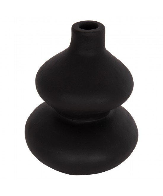 ΕΠΙΤΡΑΠΕΖΙΟ ΔΙΑΚΟΣΜΗΤΙΚΟ ΒΑΖΟ CHELIN HM4670S ΤΕΡΑΚΟΤΑ ΣΕ ΜΑΥΡΟ--Φ20x25Υεκ.