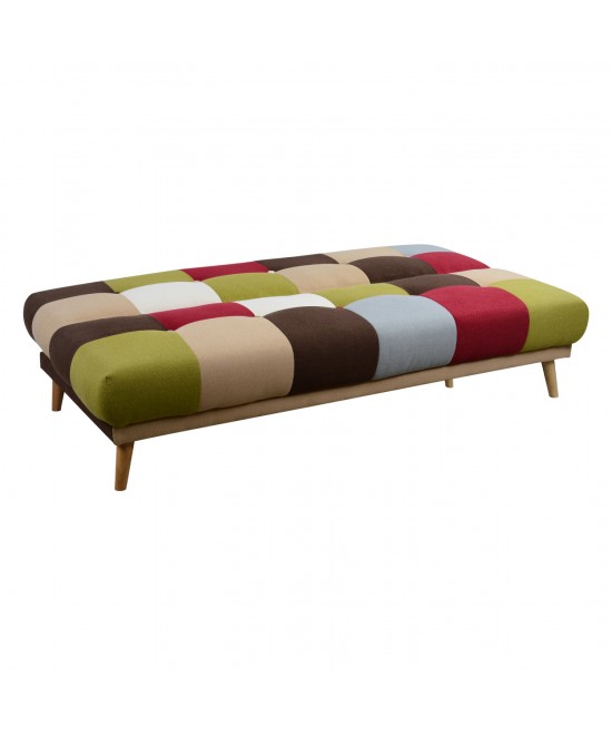 ΚΑΝΑΠΕΣ ΚΡΕΒΑΤΙ 3Θ HM3003 LEONARDO MIXED COLOR 180x80x75Υεκ.