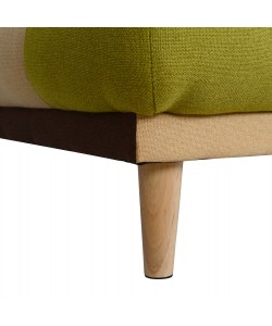 ΚΑΝΑΠΕΣ ΚΡΕΒΑΤΙ 3Θ HM3003 LEONARDO MIXED COLOR 180x80x75Υεκ.