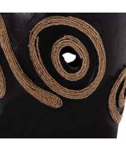 ΕΠΙΤΡΑΠΕΖΙΟ ΔΙΑΚΟΣΜΗΤΙΚΟ ΒΑΖΟ DEAN HM4677.01S ΤΕΡΑΚΟΤΑ ΣΕ ΜΑΥΡΟ--Φ19x25Υεκ.