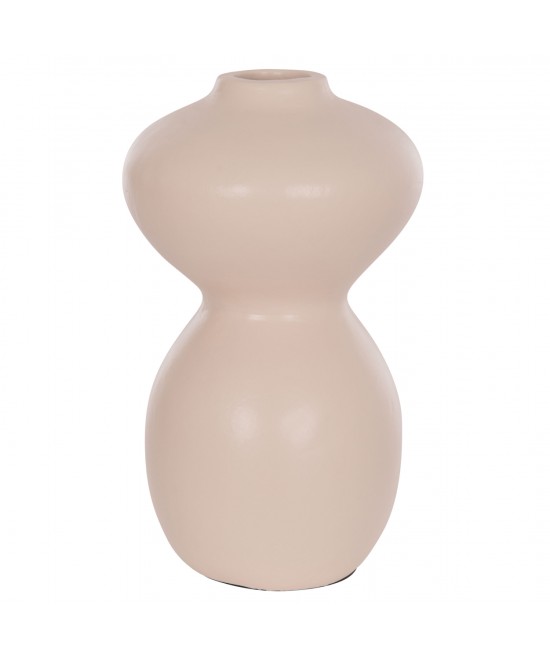 ΕΠΙΤΡΑΠΕΖΙΟ ΔΙΑΚΟΣΜΗΤΙΚΟ ΒΑΖΟ NELLY HM4669.02 ΤΕΡΑΚΟΤΑ ΣΕ ΚΡΕΜ--Φ22x35Υεκ.