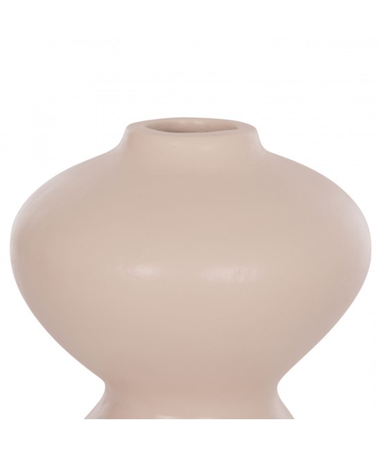 ΕΠΙΤΡΑΠΕΖΙΟ ΔΙΑΚΟΣΜΗΤΙΚΟ ΒΑΖΟ NELLY HM4669.02 ΤΕΡΑΚΟΤΑ ΣΕ ΚΡΕΜ--Φ22x35Υεκ.