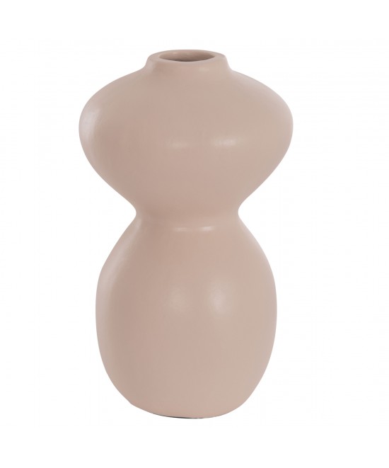 ΕΠΙΤΡΑΠΕΖΙΟ ΔΙΑΚΟΣΜΗΤΙΚΟ ΒΑΖΟ NELLY HM4669.02 ΤΕΡΑΚΟΤΑ ΣΕ ΚΡΕΜ--Φ22x35Υεκ.