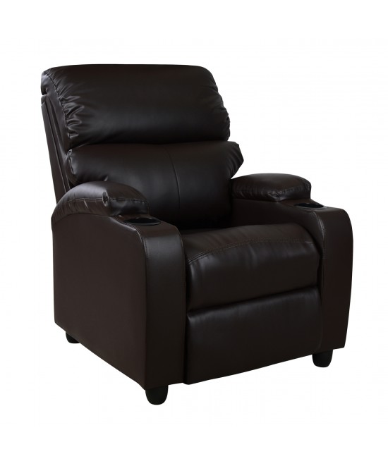 ΠΟΛΥΘΡΟΝΑ RELAX HM0122 PU ΚΑΦΕ 80x95x103Υ εκ.