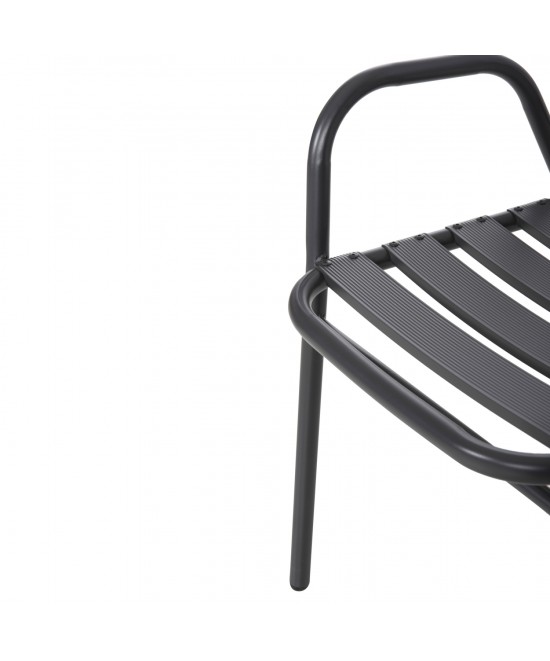 ΣΕΤ ΤΡΑΠΕΖΑΡΙΑΣ 5ΤΜΧ ADAM HM21219 ΚΑΡΕΚΛΕΣ ΜΕΤΑΛΛΙΚΕΣ & ΤΡΑΠΕΖΙ 110x60 ΓΚΡΙ