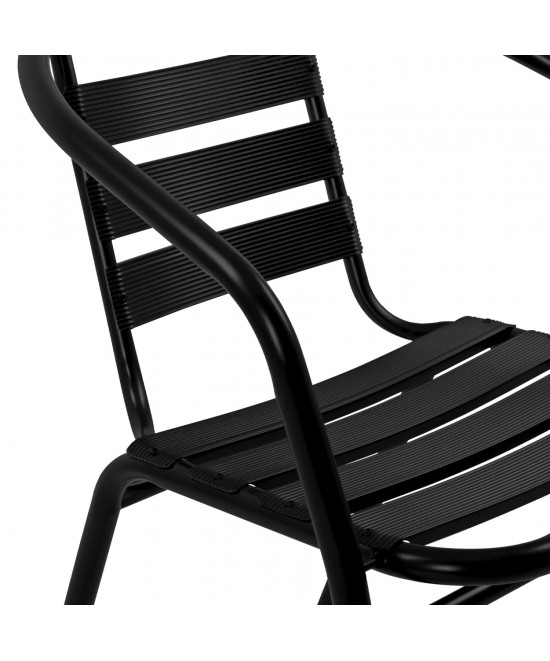 ΣΕΤ ΤΡΑΠΕΖΑΡΙΑΣ 5ΤΜΧ ADAM HM21220 ΚΑΡΕΚΛΕΣ ΜΕΤΑΛΛΙΚΕΣ & ΤΡΑΠΕΖΙ 110x60 ΜΑΥΡΟ