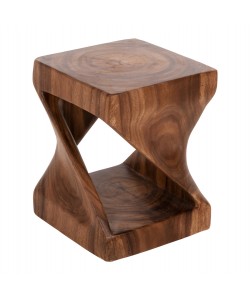 ΣΚΑΜΠΟ GEBO HM9754.11 ΤΕΤΡΑΓΩΝΟ--ΞΥΛΟ SUAR ΣΕ ΚΑΡΥΔΙ 35x35x46.5Yεκ.