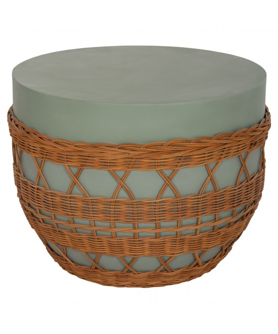 ΤΡΑΠΕΖΙ ΣΑΛΟΝΙΟΥ VILHENA HM18165 FIBER CEMENT ΠΡΑΣΙΝΟ-RATTAN ΦΥΣΙΚΟ Φ56x47Υεκ. ΤΡΑΠΕΖΙ ΣΑΛΟΝΙΟΥ VILHENA HM18165 FIBER CEMENT ΠΡΑΣΙΝΟ-RATTAN ΦΥΣΙΚΟ Φ56x47Υεκ.
