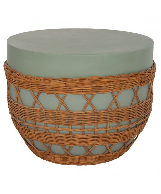 ΤΡΑΠΕΖΙ ΣΑΛΟΝΙΟΥ VILHENA HM18165 FIBER CEMENT ΠΡΑΣΙΝΟ-RATTAN ΦΥΣΙΚΟ Φ56x47Υεκ. ΤΡΑΠΕΖΙ ΣΑΛΟΝΙΟΥ VILHENA HM18165 FIBER CEMENT ΠΡΑΣΙΝΟ-RATTAN ΦΥΣΙΚΟ Φ56x47Υεκ.