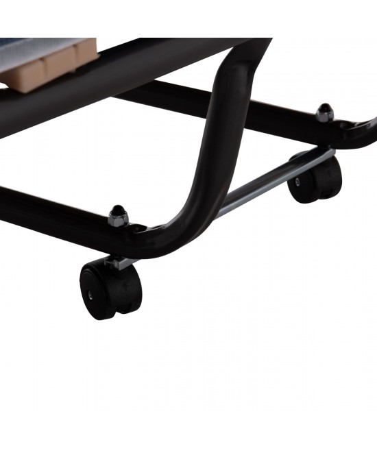 ΚΡΕΒΑΤΙ-ΡΑΝΤΖΟ ΙΤΑΛΙΑΣ SLADE HM604.03 ΜΕΤΑΛ. ΜΕ ΡΟΔΕΣ & ΣΤΡΩΜΑ 6,5εκ ΟΨΗ ΤΖΙΝ 80x183x37,5Yεκ