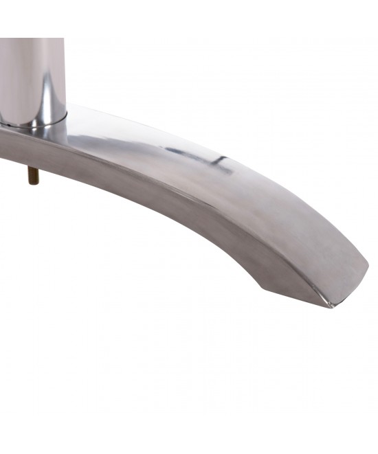 ΒΑΣΗ ΤΡΑΠΕΖΙΟΥ ΜΕΤΑΛΛΙΚΗ ΔΙΠΛΗ HM461.13 ΧΡΩΜΙΟΥ ΜΕ ΡΕΓΟΥΛΑΤΟΡΟΥΣ 100x60x73Υεκ.