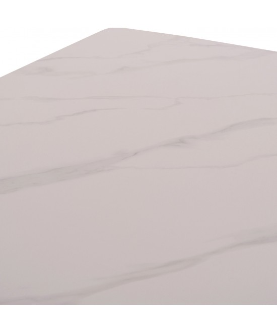 ΣΕΤ ΤΡΑΠΕΖΑΡΙΑΣ 5ΤΜΧ RAVEN HM21067.01 ΚΕΡΑΜΙΚΟ TOP ΛΕΥΚΟ ΜΑΡΜΑΡΟ--ΜΕΤΑΛΛΟ