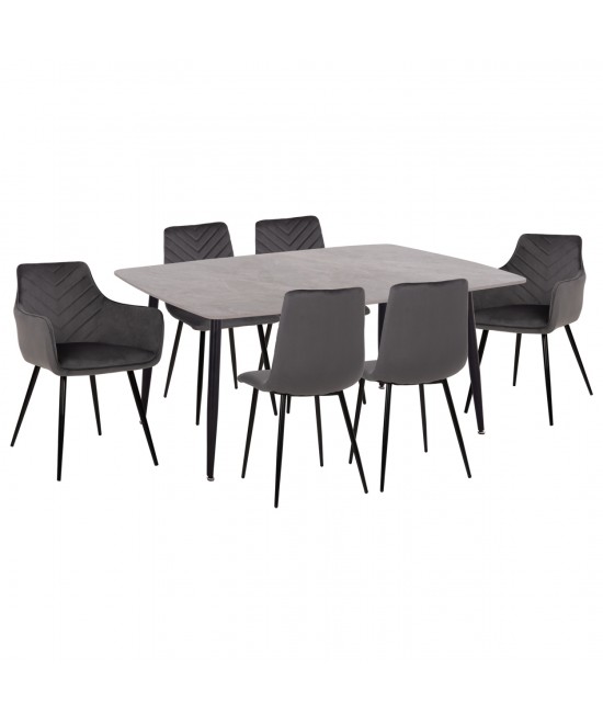 ΣΕΤ ΤΡΑΠΕΖΑΡΙΑΣ 7ΤΜΧ RAVEN HM21070.03 ΚΕΡΑΜΙΚΟ TOP--4 ΚΑΡΕΚΛΕΣ & 2 ΠΟΛΥΘΡΟΝΕΣ ΓΚΡΙ ΣΕΤ ΤΡΑΠΕΖΑΡΙΑΣ 7ΤΜΧ RAVEN HM21070.03 ΚΕΡΑΜΙΚΟ TOP--4 ΚΑΡΕΚΛΕΣ & 2 ΠΟΛΥΘΡΟΝΕΣ ΓΚΡΙ