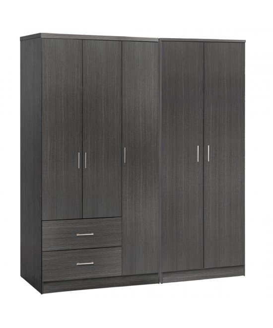 ΝΤΟΥΛΑΠΑ 5ΦΥΛΛΗ CAESAR HM21234.01 ΜΕΛΑΜΙΝΗ ΧΡΩΜΑ ZEBRANO 150x42.5x181Υεκ