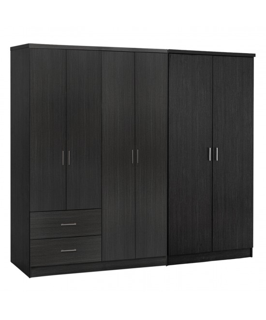 ΝΤΟΥΛΑΠΑ 6ΦΥΛΛΗ BLAKELY HM21235.01 ΜΕΛΑΜΙΝΗ ΧΡΩΜΑ ZEBRANO 201x43x181Υεκ