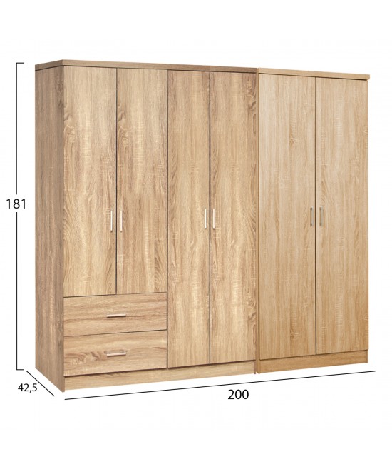 ΝΤΟΥΛΑΠΑ 6ΦΥΛΛΗ BLAKELY HM21235.02 ΜΕΛΑΜΙΝΗ ΧΡΩΜΑ SONAMA 201x43x181Υεκ ΝΤΟΥΛΑΠΑ 6ΦΥΛΛΗ BLAKELY HM21235.02 ΜΕΛΑΜΙΝΗ ΧΡΩΜΑ SONAMA 201x43x181Υεκ