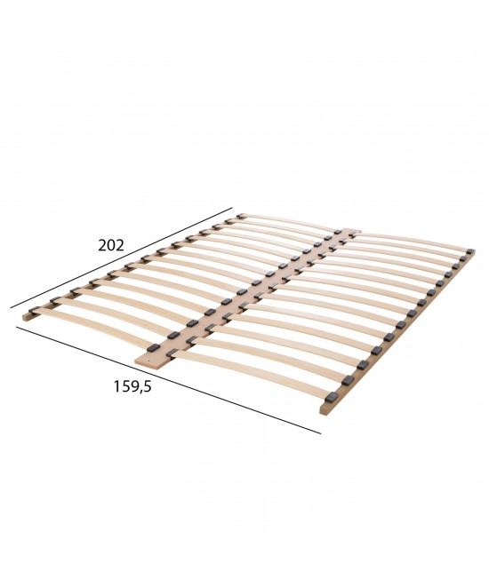 ΣΕΤ ΚΡΕΒΑΤΟΚΑΜΑΡΑΣ 6ΤΜΧ ADLER HM11759 ΜΕΛΑΜΙΝΗ SONAMA OAK-ΓΙΑ ΣΤΡΩΜΑ 160x200εκ