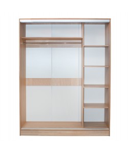 ΣΕΤ ΚΡΕΒΑΤΟΚΑΜΑΡΑΣ 6ΤΜΧ ADLER HM11759 ΜΕΛΑΜΙΝΗ SONAMA OAK-ΓΙΑ ΣΤΡΩΜΑ 160x200εκ