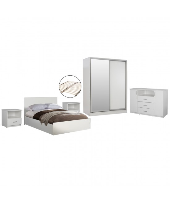 ΣΕΤ ΚΡΕΒΑΤΟΚΑΜΑΡΑΣ 6ΤΜΧ ADLER HM11759.03 ΜΕΛΑΜΙΝΗ ΛΕΥΚΗ-ΓΙΑ ΣΤΡΩΜΑ 160x200εκ ΣΕΤ ΚΡΕΒΑΤΟΚΑΜΑΡΑΣ 6ΤΜΧ ADLER HM11759.03 ΜΕΛΑΜΙΝΗ ΛΕΥΚΗ-ΓΙΑ ΣΤΡΩΜΑ 160x200εκ