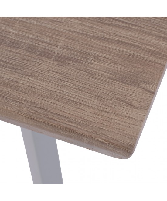 ΣΕΤ ΤΡΑΠΕΖΑΡΙΑΣ 5ΤΜΧ OFIRA HM10634 MDF TOP ΣΕ SONAMA--ΛΕΥΚΕΣ ΚΑΡΕΚΛΕΣ