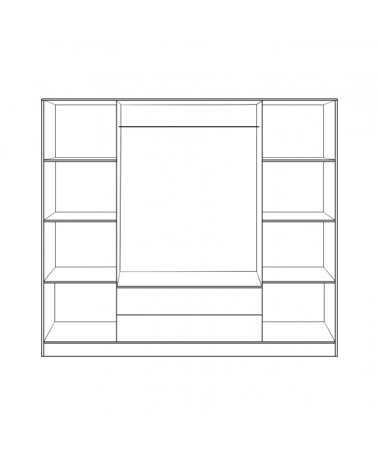 ΝΤΟΥΛΑΠΑ 4ΦΥΛΛΗ ΜΕ 2 ΣΥΡΤΑΡΙΑ AZALEA 200x55.5x180Υ εκ. HM353.01 ZEBRANO ΝΤΟΥΛΑΠΑ 4ΦΥΛΛΗ ΜΕ 2 ΣΥΡΤΑΡΙΑ AZALEA 200x55.5x180Υ εκ. HM353.01 ZEBRANO
