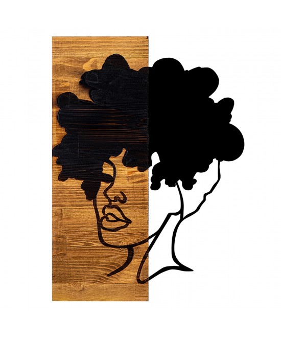 ΔΙΑΚΟΣΜΗΤΙΚΟ ΤΟΙΧΟΥ ΦΙΓΟΥΡΑ ΓΥΝΑΙΚΑΣ HM4750-ΦΥΛΛΑ ΜΕΤΑΛΛΟΥ-ΞΥΛΟ 35x3(βάθος)x50Υεκ.