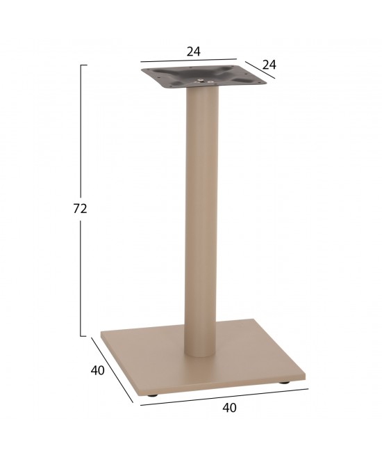 ΒΑΣΗ ΤΡΑΠΕΖΙΟΥ ΑΠΟ ΜΕΤΑΛΛΟ HM421.25 ΚΑΠΟΥΤΣΙΝΟ 40x40x72Υεκ. ΒΑΣΗ ΤΡΑΠΕΖΙΟΥ ΑΠΟ ΜΕΤΑΛΛΟ HM421.25 ΚΑΠΟΥΤΣΙΝΟ 40x40x72Υεκ.