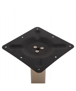 ΒΑΣΗ ΤΡΑΠΕΖΙΟΥ ΑΠΟ ΜΕΤΑΛΛΟ HM421.25 ΚΑΠΟΥΤΣΙΝΟ 40x40x72Υεκ.