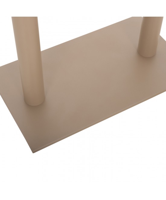 ΒΑΣΗ ΤΡΑΠΕΖΙΟΥ ΜΕΤΑΛΛΙΚΗ ΔΙΠΛΗ HM435.25 ΚΑΠΟΥΤΣΙΝΟ ΜΑΤ ΜΕ ΡΕΓΟΥΛΑΤΟΡΟΥΣ 80Χ40Χ72Υεκ.