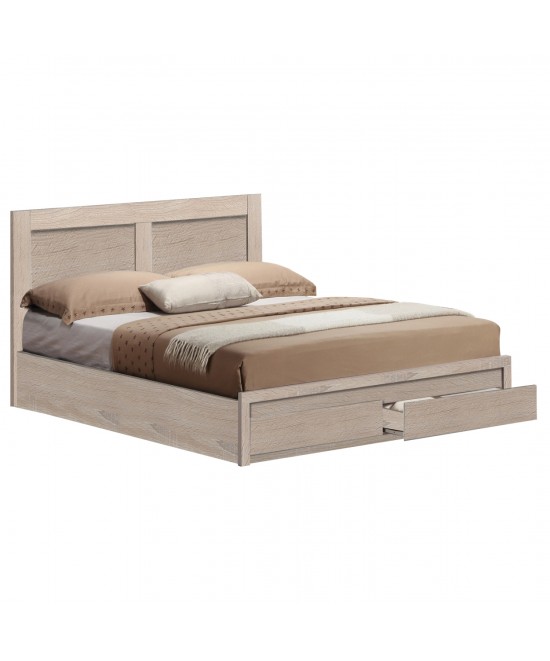 ΚΡΕΒΑΤΙ CAPRI HM665.02 ΜΕ 2 ΣΥΡΤΑΡΙΑ ΜΕΛΑΜΙΝΗ SONAMA ΓΙΑ ΣΤΡΩΜΑ 120x200εκ.