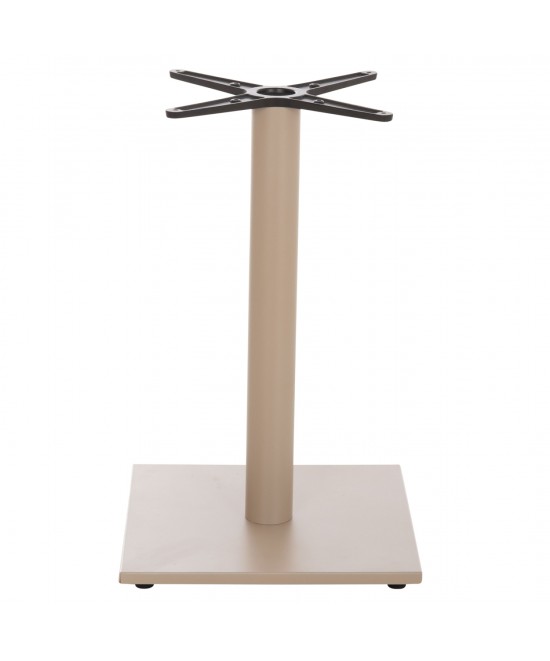 ΒΑΣΗ ΤΡΑΠΕΖΙΟΥ ΑΛΟΥΜΙΝΙΟΥ HM475.25 ΚΑΠΟΥΤΣΙΝΟ 46x46x72Υεκ. ΣΤΑΥΡΟΣ 46Χ46εκ