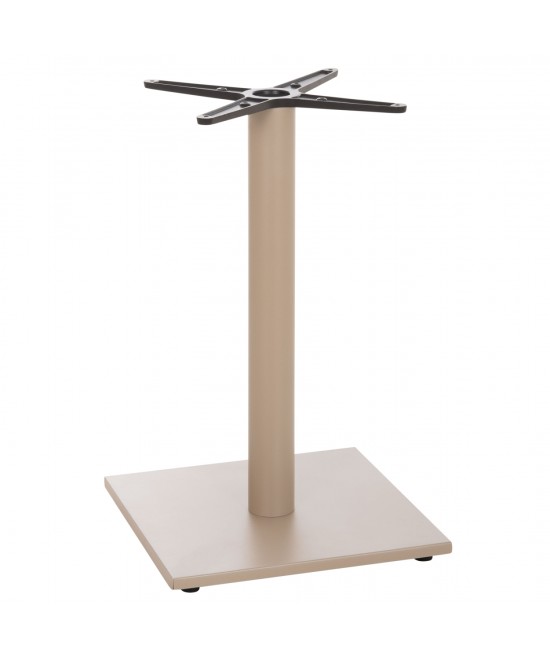 ΒΑΣΗ ΤΡΑΠΕΖΙΟΥ ΑΛΟΥΜΙΝΙΟΥ HM475.25 ΚΑΠΟΥΤΣΙΝΟ 46x46x72Υεκ. ΣΤΑΥΡΟΣ 46Χ46εκ