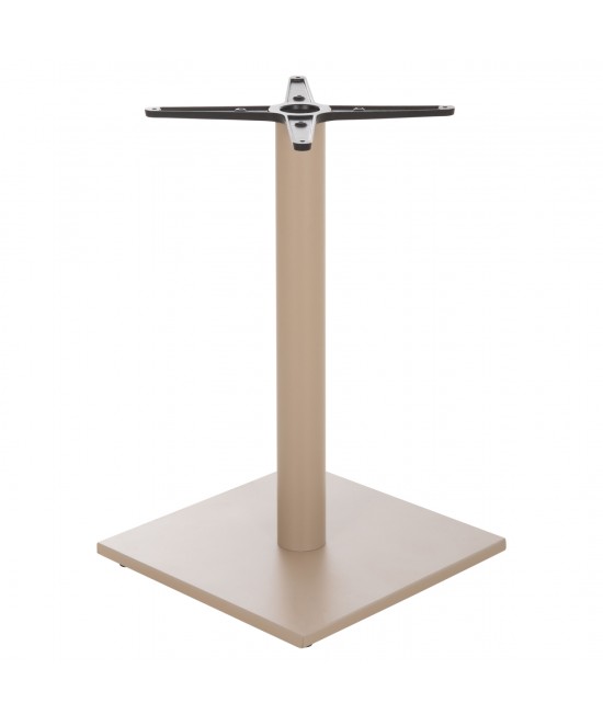 ΒΑΣΗ ΤΡΑΠΕΖΙΟΥ ΑΛΟΥΜΙΝΙΟΥ HM475.25 ΚΑΠΟΥΤΣΙΝΟ 46x46x72Υεκ. ΣΤΑΥΡΟΣ 46Χ46εκ