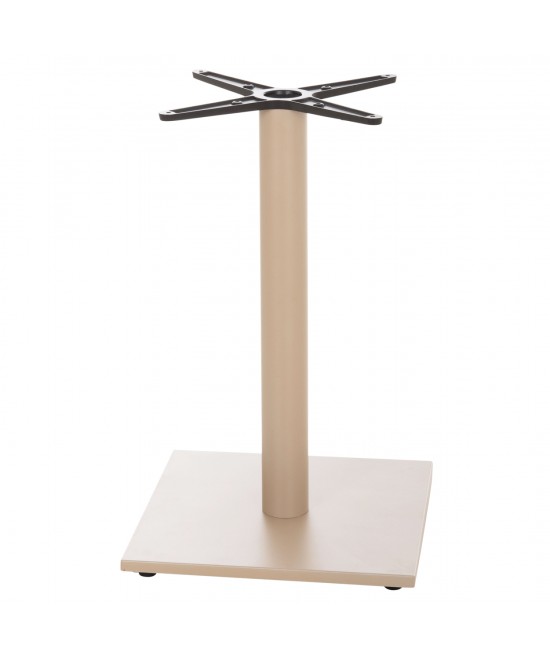 ΒΑΣΗ ΤΡΑΠΕΖΙΟΥ ΑΛΟΥΜΙΝΙΟΥ HM475.25 ΚΑΠΟΥΤΣΙΝΟ 46x46x72Υεκ. ΣΤΑΥΡΟΣ 46Χ46εκ